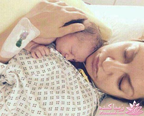 دختر مهناز افشار به دنیا آمد