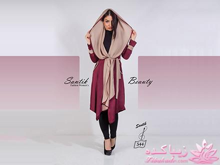 آموزش دوخت مانتو عبایی