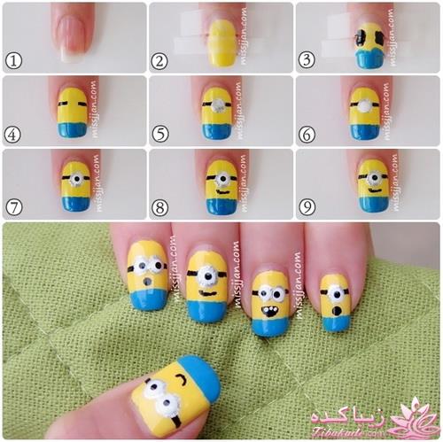طرح های جالب لاک ناخن