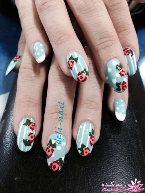 کاشت سه بعدی ناخن | انواع کاشت ناخن | طراحی ناخن