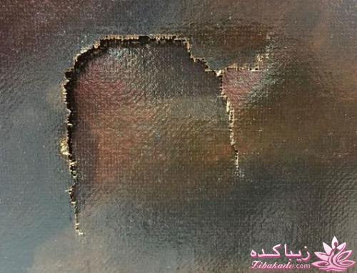 حادثه در نمایشگاه، سوراخ در تابلوی یک میلیون دلاری