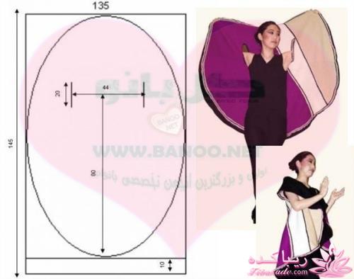 آموزش دوخت مانتو عبایی