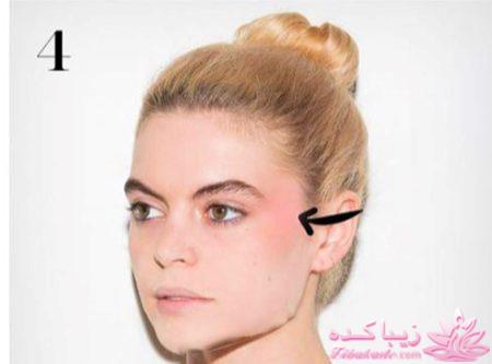 آموزش تصویری 4 مدل رژگونه زدن