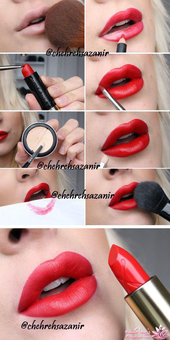 کدام رنگ رژلب به شما می آید