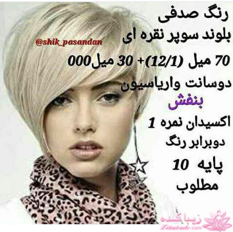 آموزش ترکیب رنگ مو 