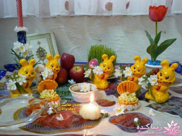 آموزش تزیین سفره هفت سین