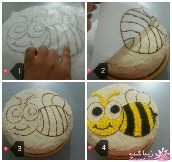 آموزش روشهای مختلف تزئین کیک