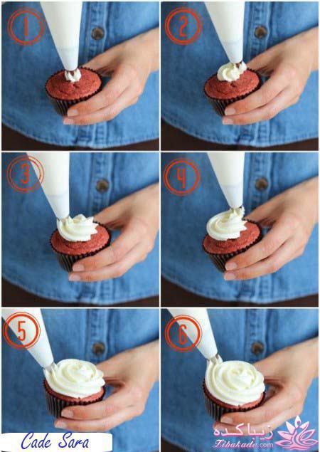 آموزش روشهای مختلف تزئین کیک