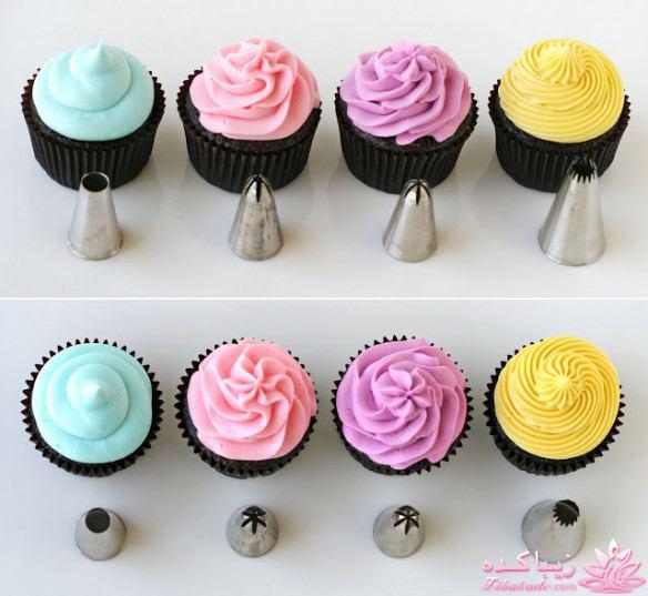 آموزش روشهای مختلف تزئین کیک