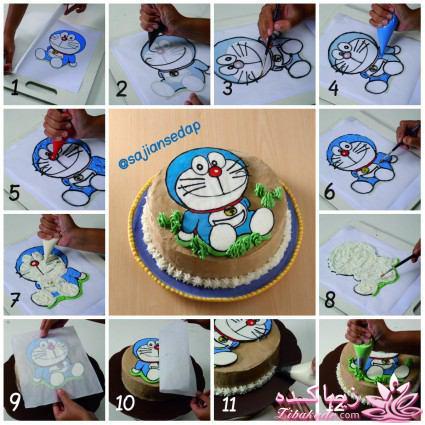 آموزش روشهای مختلف تزئین کیک