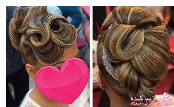 مدل انواع شینیون های جدید/مجلسی/ زنانه/کودکانه