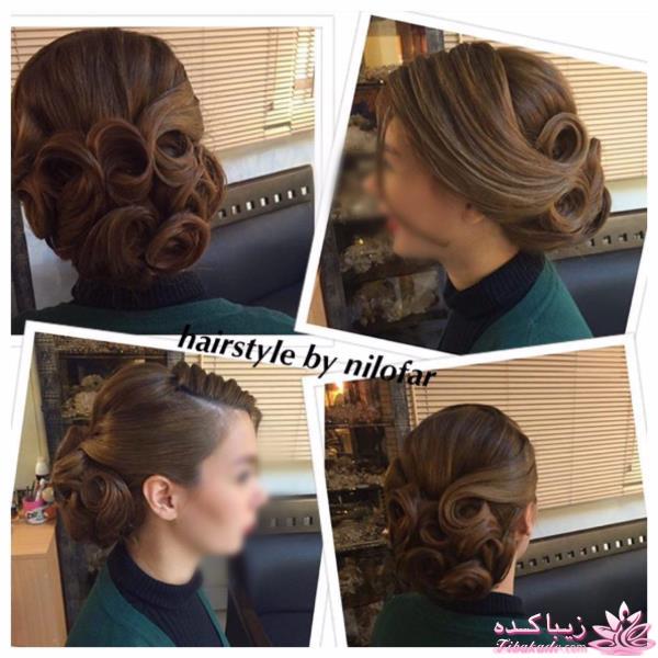 مدل انواع شینیون های جدید/مجلسی/ زنانه/کودکانه