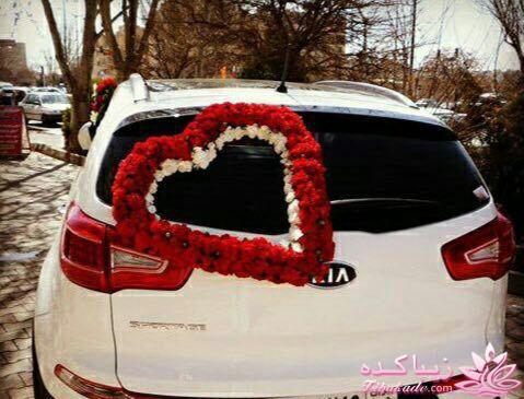 اتاق عقدهای زیبا / دسته گل عروس / ماشین عروس