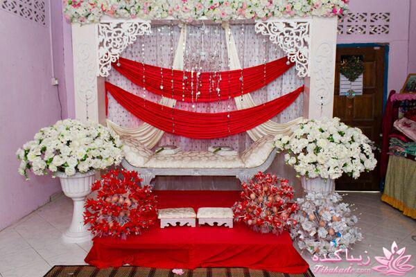 اتاق عقدهای زیبا / دسته گل عروس / ماشین عروس