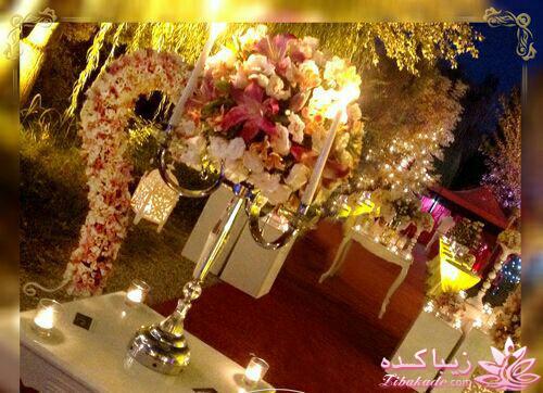 اتاق عقدهای زیبا / دسته گل عروس / ماشین عروس
