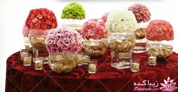 اتاق عقدهای زیبا / دسته گل عروس / ماشین عروس