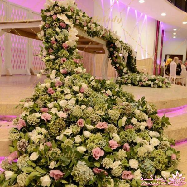 اتاق عقدهای زیبا / دسته گل عروس / ماشین عروس
