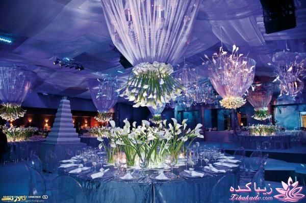 اتاق عقدهای زیبا / دسته گل عروس / ماشین عروس