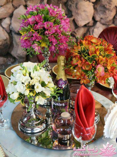 اتاق عقدهای زیبا / دسته گل عروس / ماشین عروس