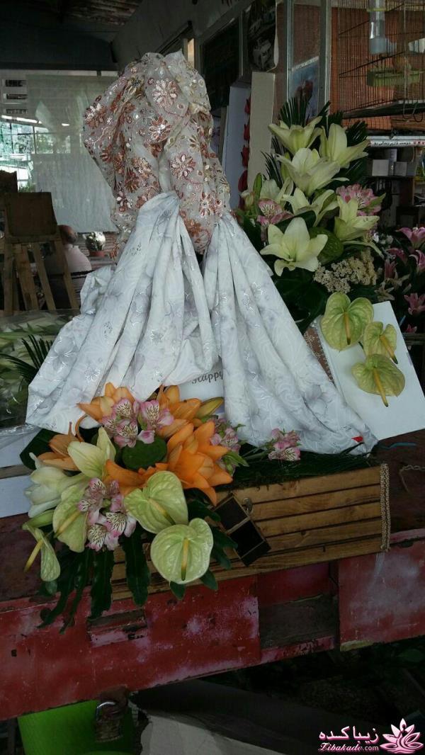 اتاق عقدهای زیبا / دسته گل عروس / ماشین عروس
