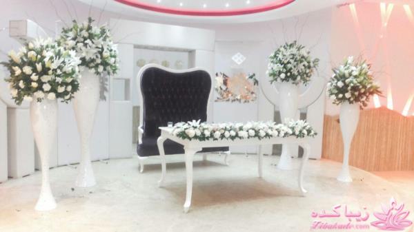 اتاق عقدهای زیبا / دسته گل عروس / ماشین عروس