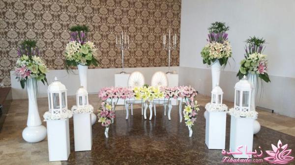 اتاق عقدهای زیبا / دسته گل عروس / ماشین عروس