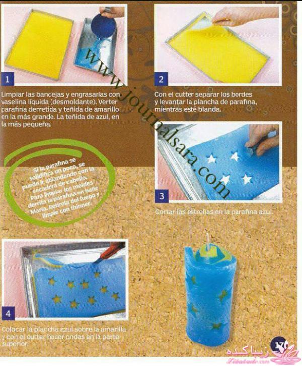 آموزش شمع سازی روشنک