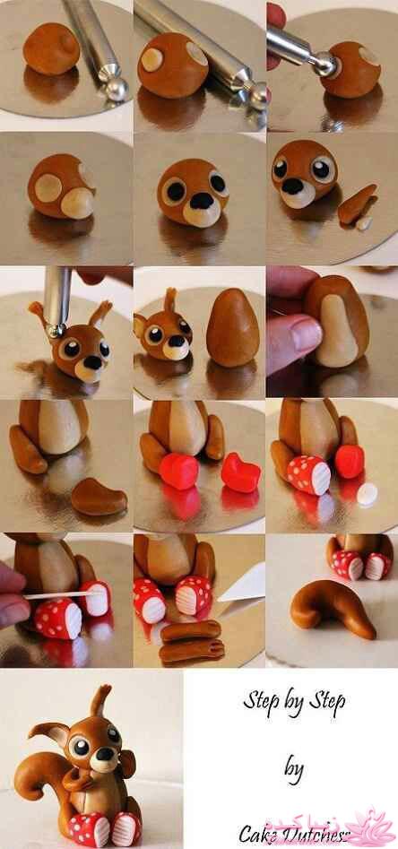 اموزش ساختمجسمه های فانتزی و زیبا