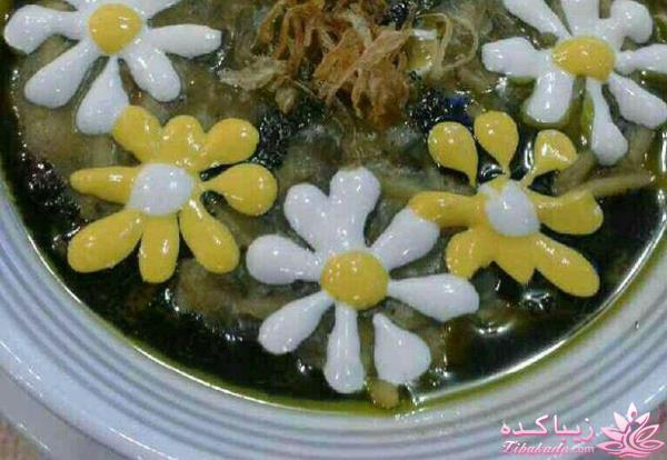 خلاقیت در تزیین غذا