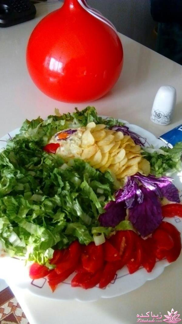 خلاقیت در تزیین غذا