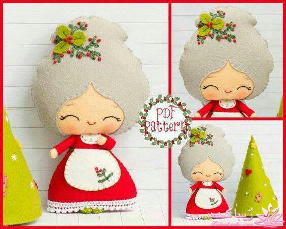 آموزش درست کردن عروسکهای پارچه ای با الگو