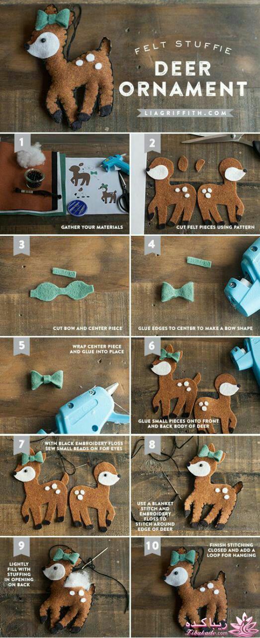 آموزش درست کردن عروسکهای پارچه ای با الگو