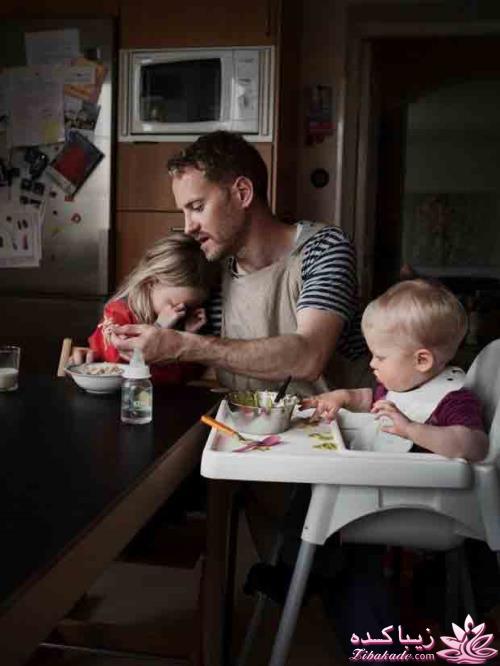 پدران سوئدی و مرخصی بعد از زایمان