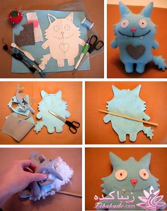 آموزش عروسک سازی،عروسکــــهای نمــــــدی