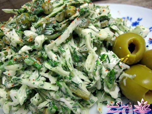 انواع سالاد(هر روز با یک سالاد)