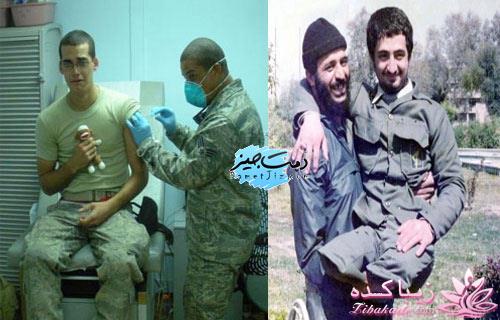 تفاوت سرباز ایرانی و امریکایی!!!!!!!!!!