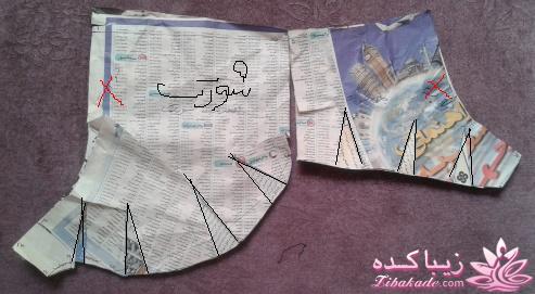 اموزش بچه گانه دوزی