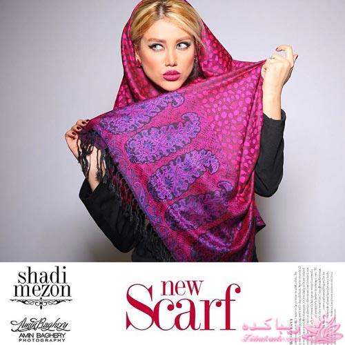 انواع مدل های شال و روسری 93