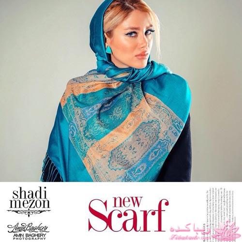 انواع مدل های شال و روسری 93