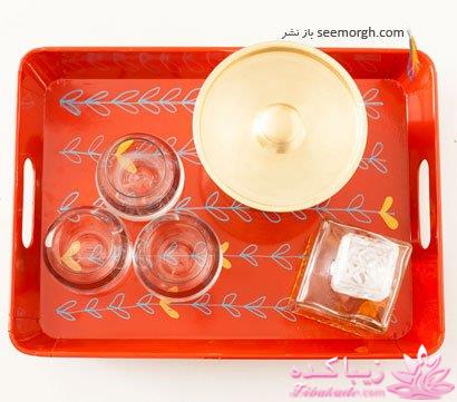 سه ایده جالب برای تزیین سینی چای