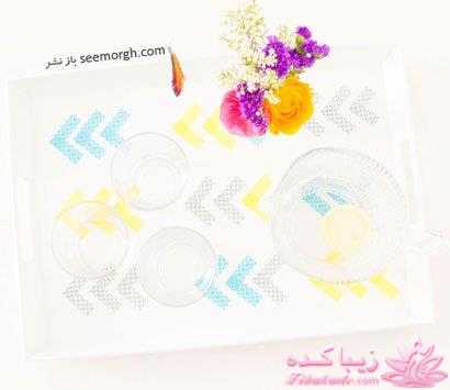 سه ایده جالب برای تزیین سینی چای