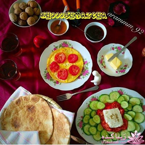 انواع صبحانه | صبحانه کامل