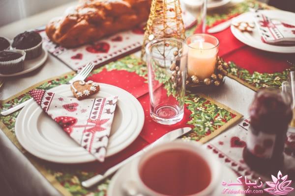 تزیین میز غذای خودمونی