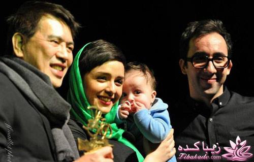 عکس های ترانه علیدوستی به همراه دختر و همسرش در جشنواره فیلم وزول