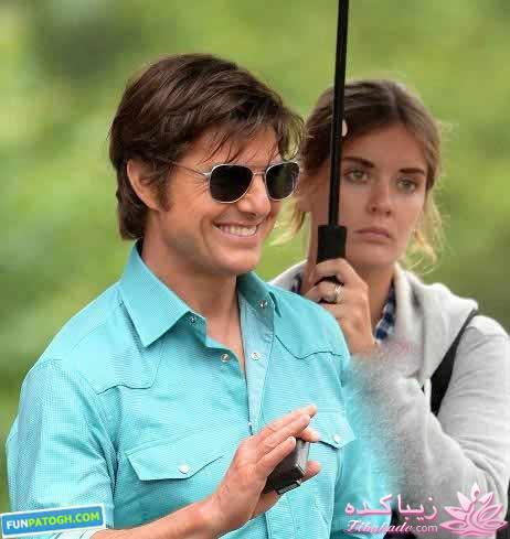 تام کروز کنار معشوقه جدیدش 