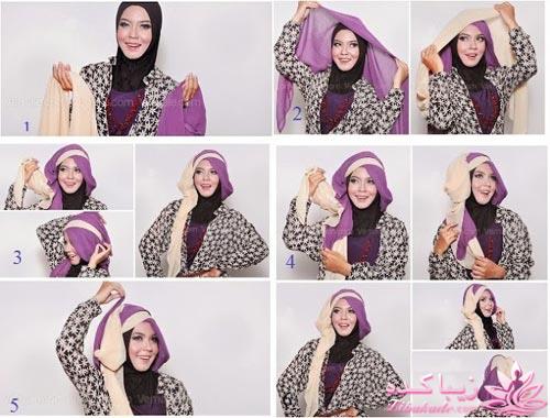 اموزش بستن شال و روسری