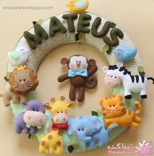 فروش پارچه نمدي و لوازم مخصوص دوخت تزيينات نمدي