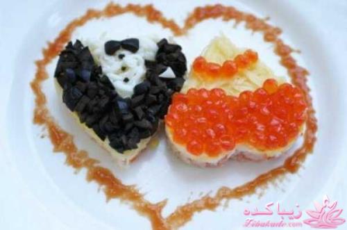 ایده برای تزئین خوراکی های روز عشق valentine
