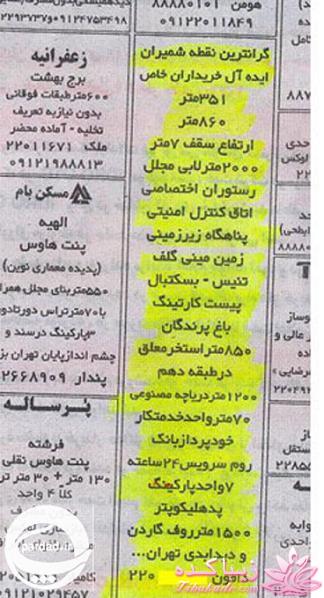 گران ترین منطقه تهران برای خرید مسکن کجاس