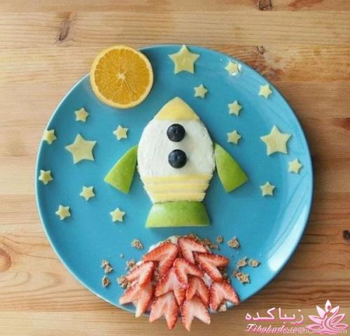 خلاقیت در تزیین غذا